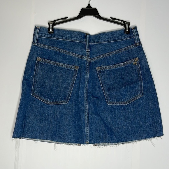 NEW Madewell Denim Cut-out A-line Skirt 28/US 6 - Picture 5 of 9